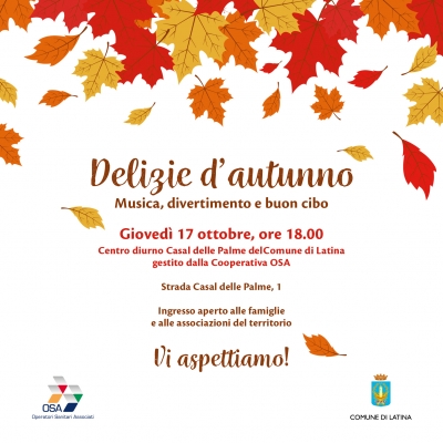 Locandina evento Delizie d&#039;Autunno